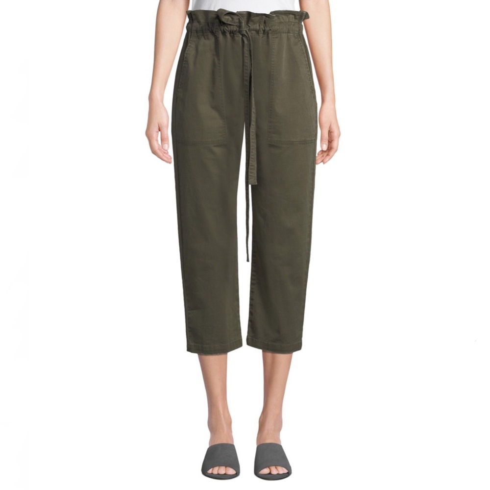 Current Elliot "Tabloid Cropped Paperbag Pants”